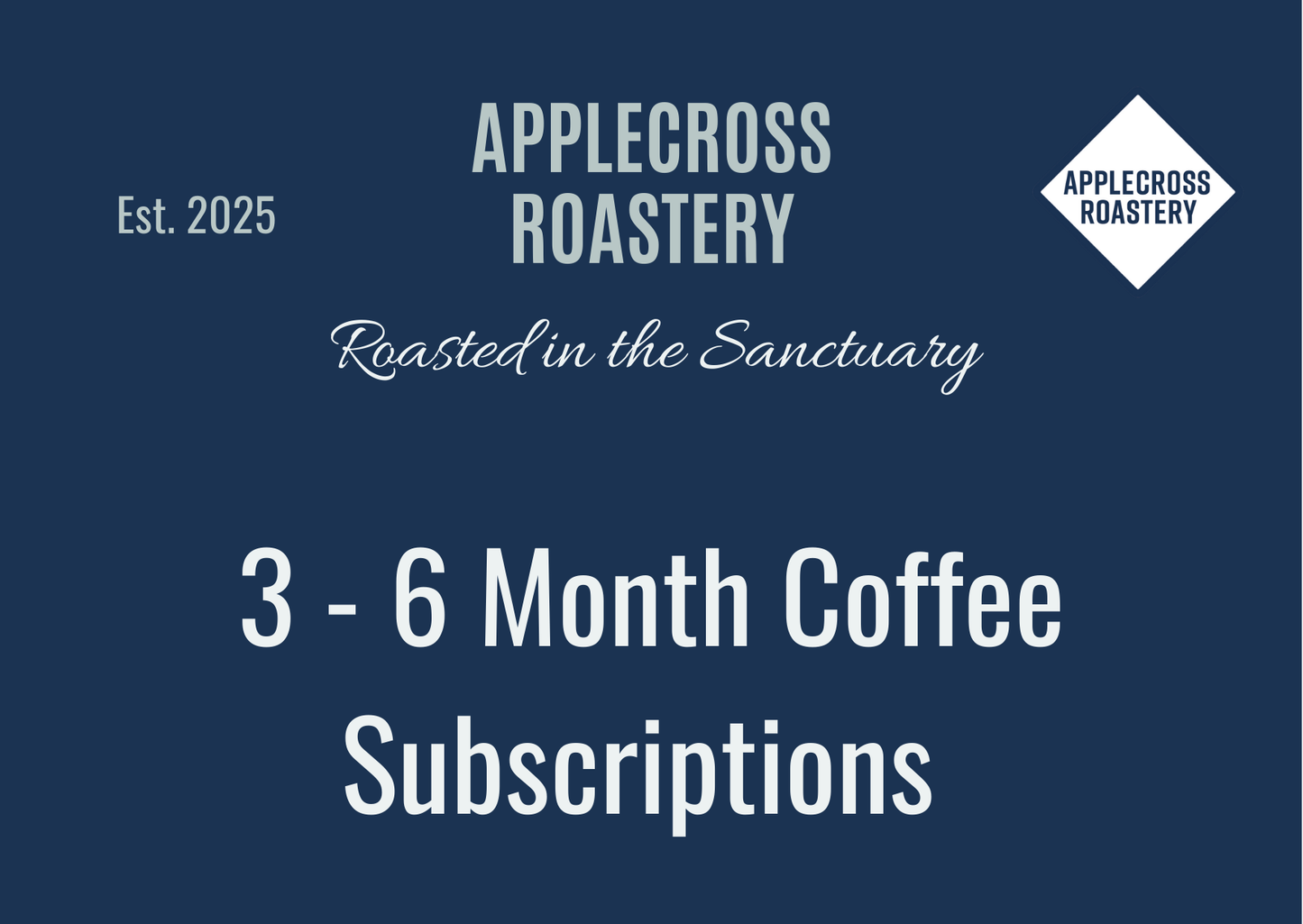3 Month and 6 Month Coffee Subscription