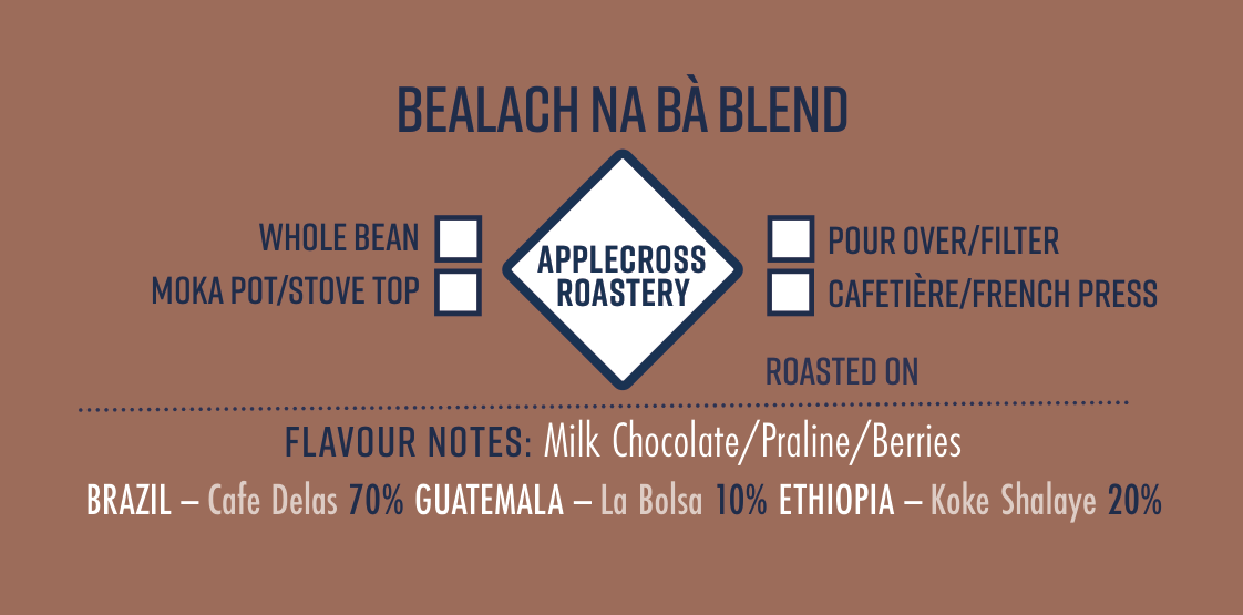Bealach Na Bà Blend - Single Origin Coffee Beans 250g